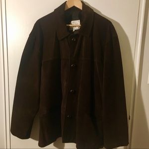 Italian Vintage Suede Leather Jacket